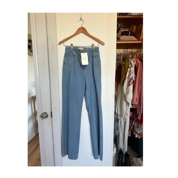 Sezane Martin Jeans Size 2 -NWOT - Picture 2 of 8